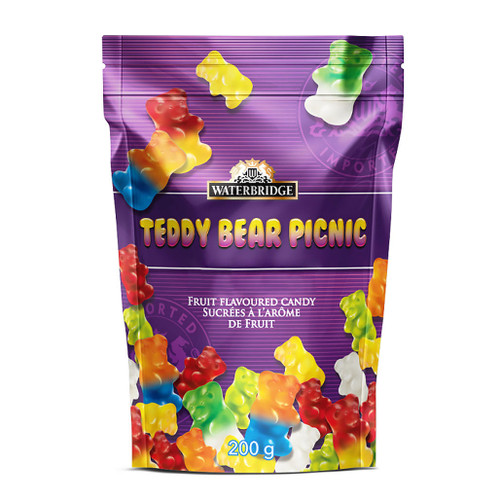 Teddy Bear Picnic Gummies - 6 Flavours, 175g - The Gourmet Warehouse