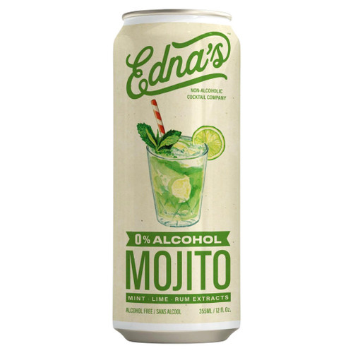 Edna's Mojito Cocktail - Non-Alcoholic, 355ml - The Gourmet Warehouse