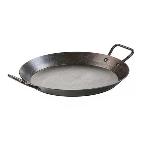 Carbon Steel Dual Handle Pan - Seasoned, 15-in - The Gourmet Warehouse