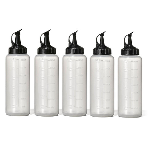 OXO Chef's Squeeze Bottles, Set of 5 The Gourmet Warehouse