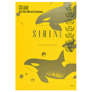 SIRENE CHOCOLATE SIRENE - 65% Dark Milk with Cardamom Chocolate Bar - Ch'abil, 70g 