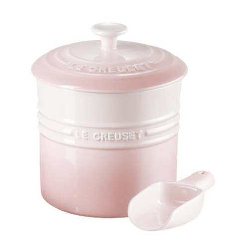 Le Creuset フードストッカー ピンク 69479-le-creuset-shell-pink-