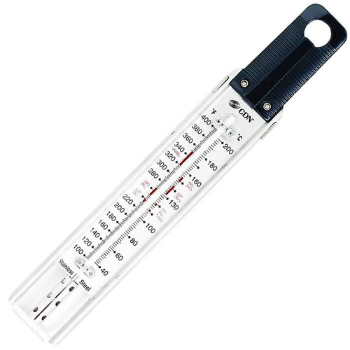 Candy & Deep Fry Ruler Thermometer - TCG400 - The Gourmet Warehouse