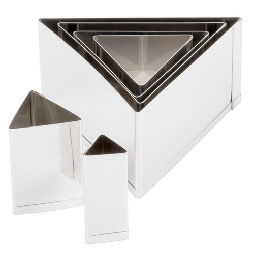 Triangle Cutter Triangle Cutter Set - Stainless Steel, 6-Piece - The Gourmet Warehouse