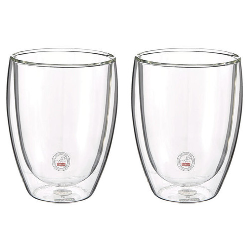 Pavina Double Wall Glass Medium, Set of The Gourmet
