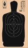 b-27-cardboard-red-dot-police-training-target-24x45-inch-50-yard-nra-silhouette-bundle-of-25-made-in-usa-alco-target