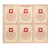 br-100/6-red-100-yard-bench-rest-6-bull-tag-paper-red-target-10.5x12-made-in-usa-alco-target