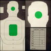 bt-5r-2 hs-FG-head-shot-fluorescent-green-reverse-police-target-made-in-usa-alco-target