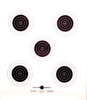 hill-23t-five-bull-shooting-target-tag-paper-black-bulls-21x24-made-in-usa-alco-target
