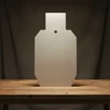 IPSC Large Steel Target Plate 13x23 Creusabro 8000 Side Angle View Hook Mount Made in USA Alco Target