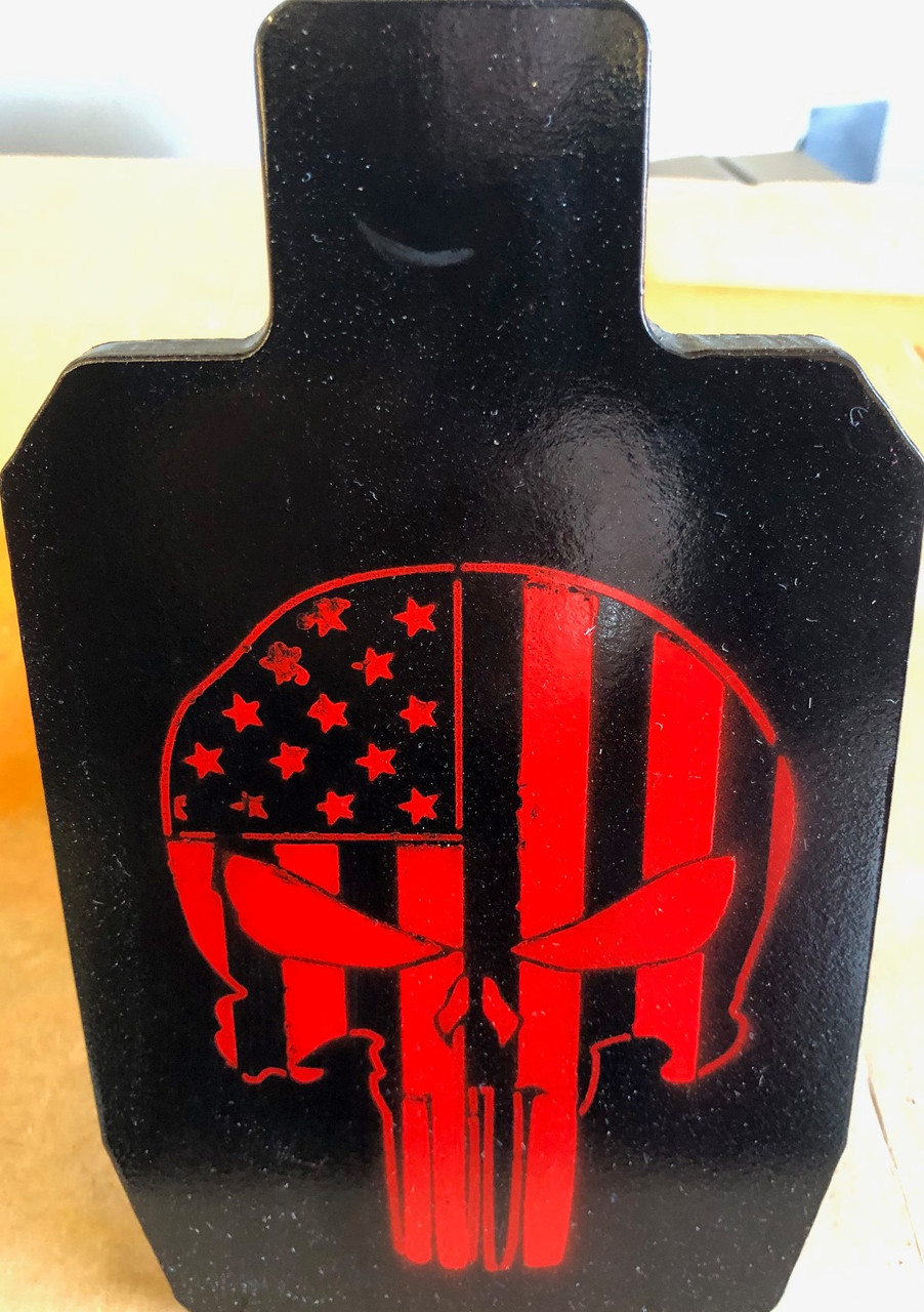 creusabro-8000-steel-trailer-hitch-cover-plate-8.5"x5"-uspsa-ipsc-silhouette-style-protects-your-bumper-made-in-usa-shop-alco-target