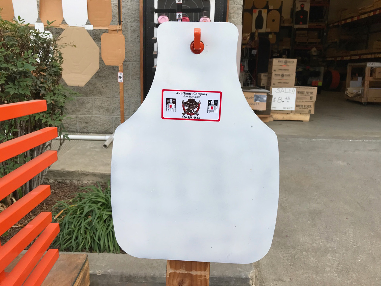 q-seb-steel-shooting-target-plate-12"x17"-3/8"-creusabro-8000-handles-pistol-&-rifle-up-to-50%-harder-than-ar500-made-in-usa-alco-target