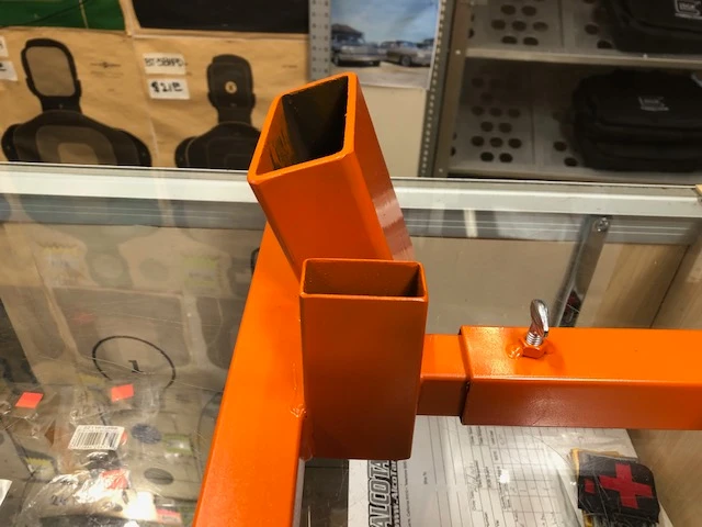 alco-target-3-in-1-wide-angle-adjustable-shooting-target-stand-base-15 lbs 4-stake-holes-hand-built-usa