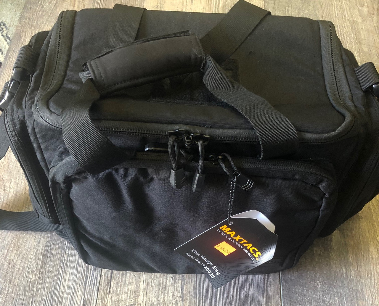 maxtacs-elite-range-bag-black-lockable-zippers-full-loop-interior-3-side-pockets-alco-target
