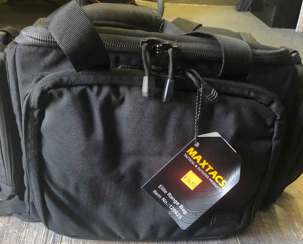 maxtacs-elite-range-bag-black-lockable-zippers-full-loop-interior-3-side-pockets-alco-target