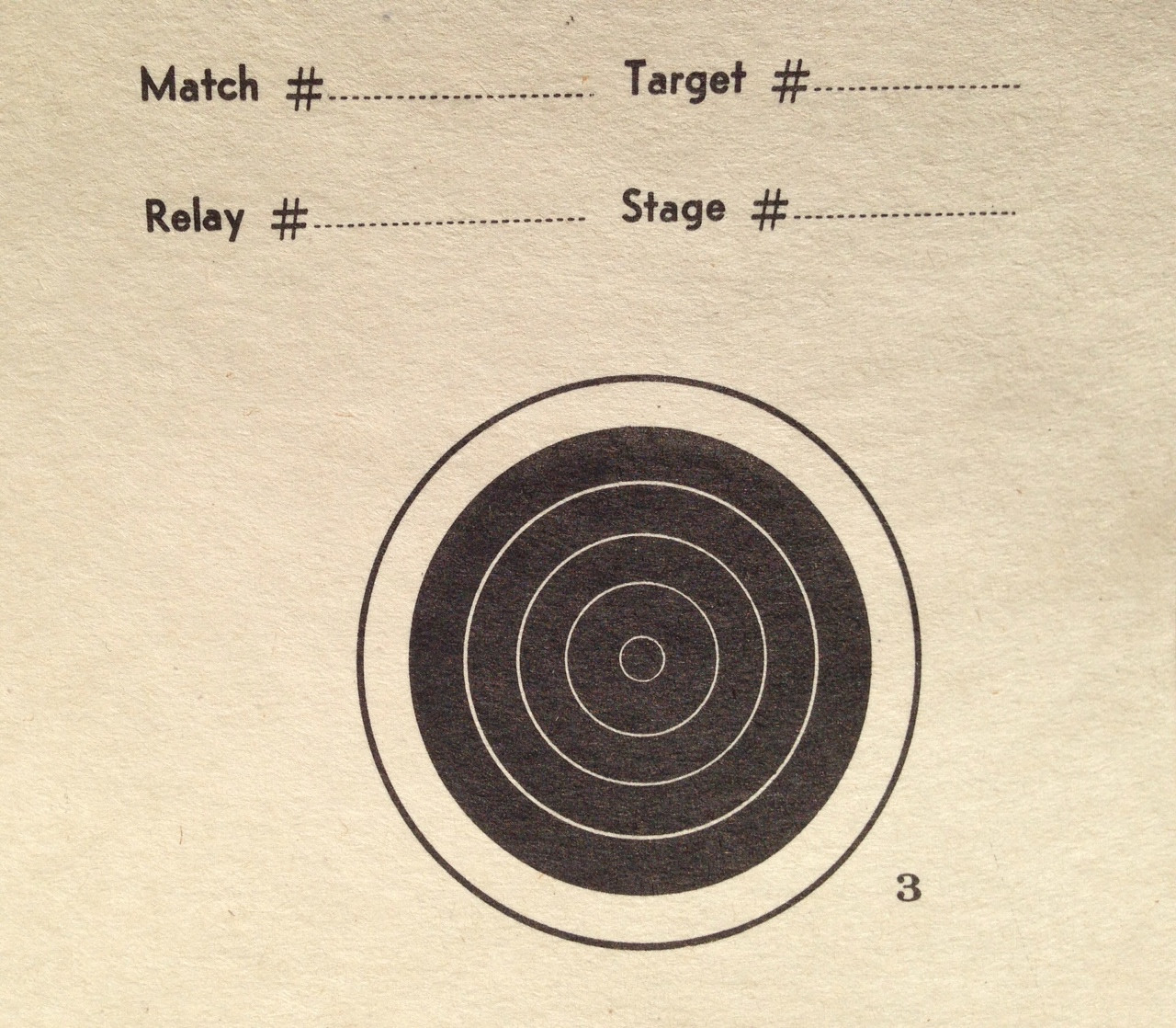 A-17 Shooting Target