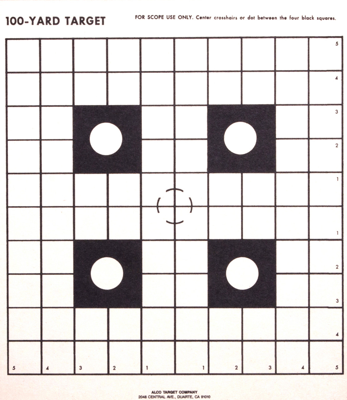 Sighter Shooting Target