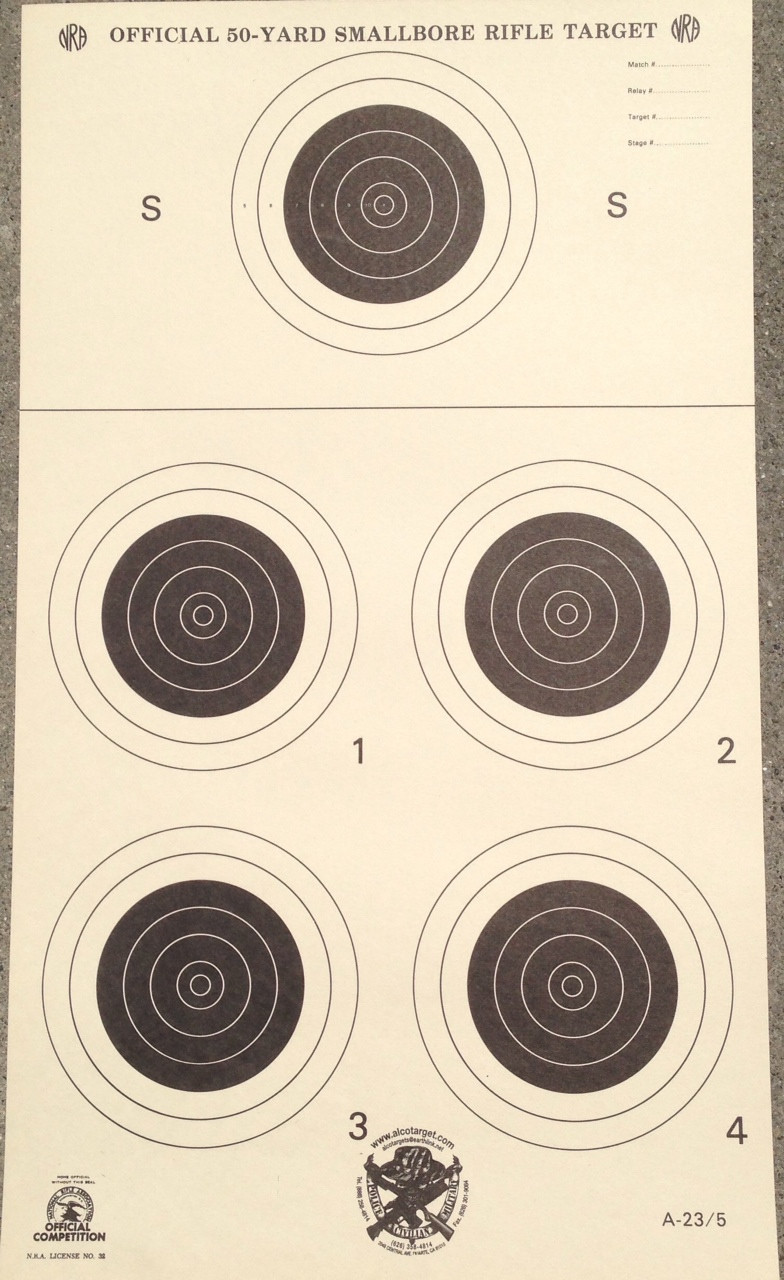 a-23/5-nra-official-50-yard-smallbore-rifle-tournament-5-bull-target-14x24-made-in-usa-alco-target