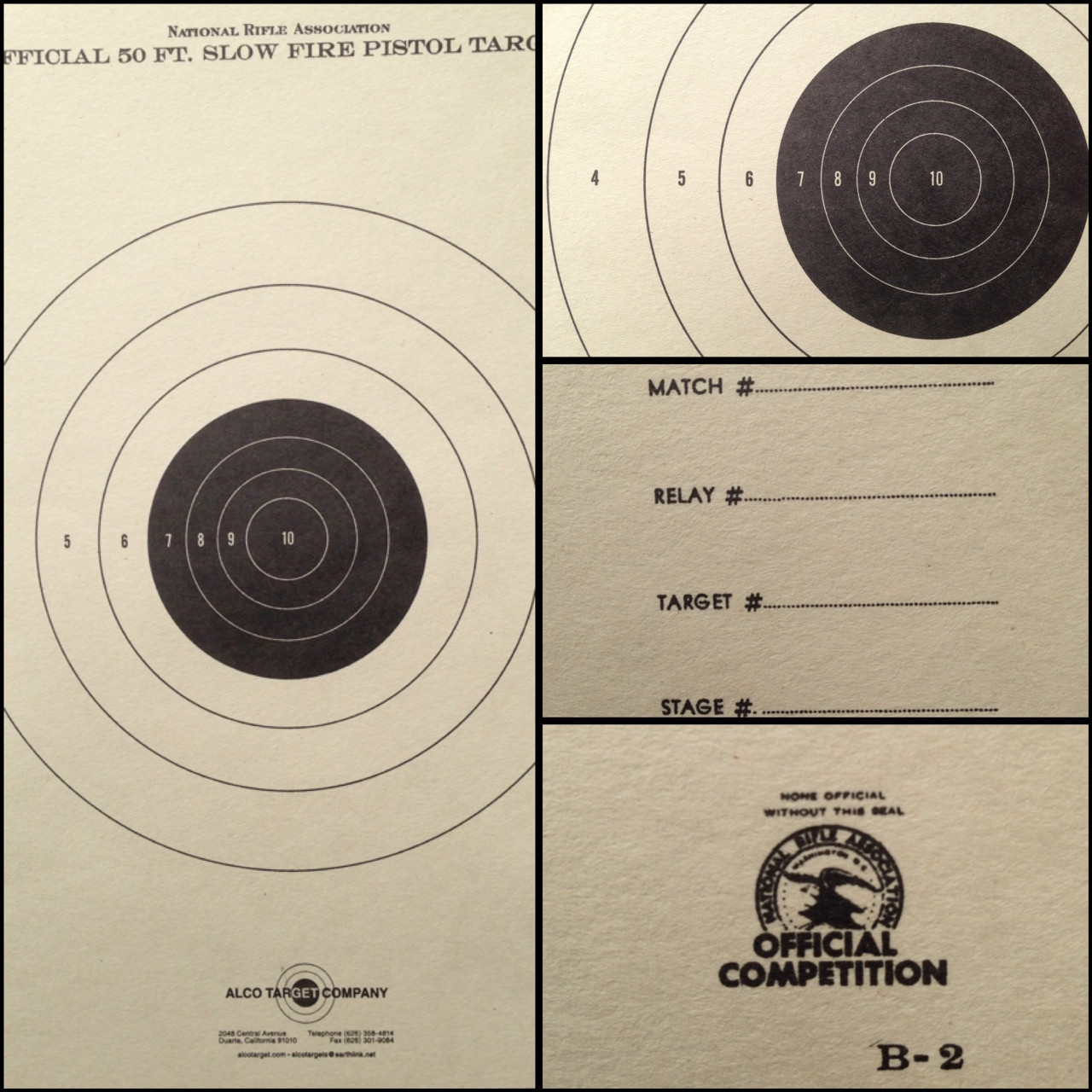 B 2 Shooting Target