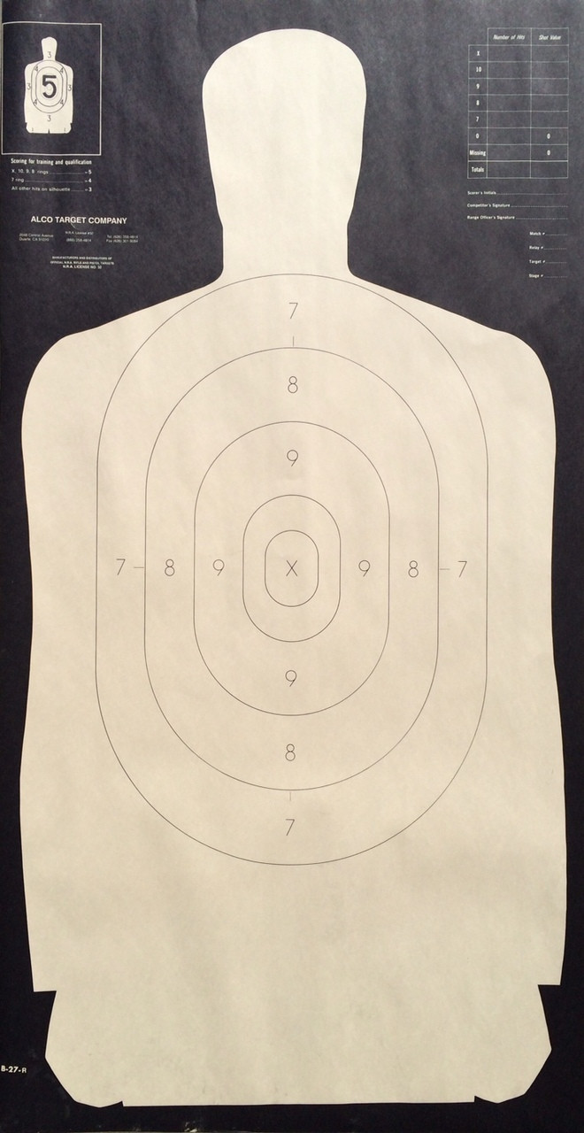b-27r-reversed-50-yard-nra-silhouette-qualification-target-black-24x45-made-in-usa-alco-target