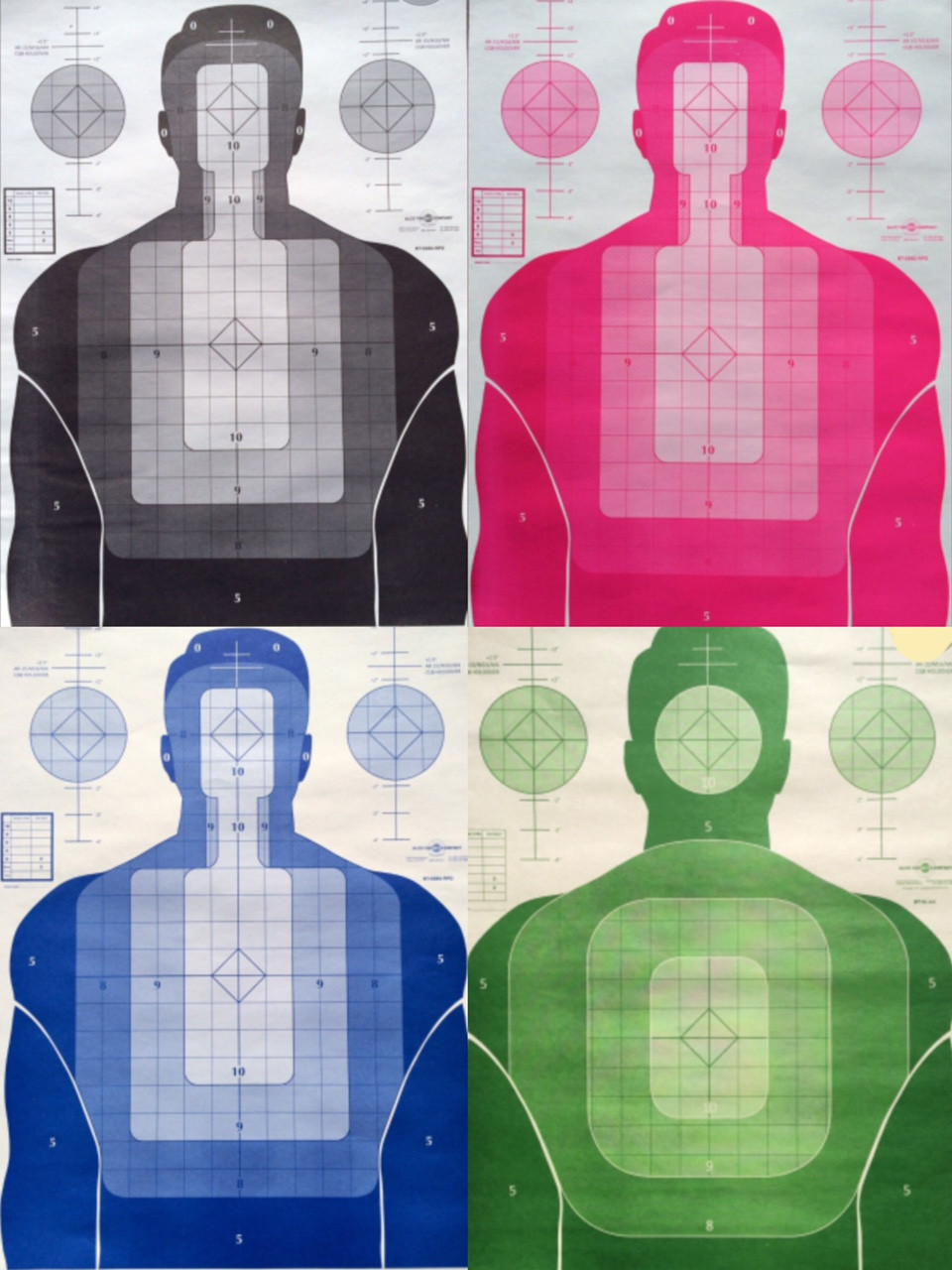 bt-5-sb3-variety-pack-4-colors-pink-blue-black-green-grid-silhouette-100-targets-made-in-usa-alco-target