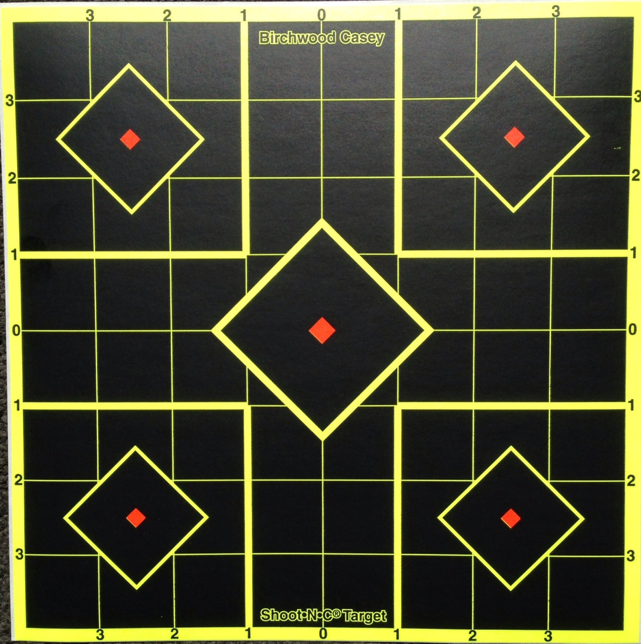 Shoot-N-C 8" Square Grid 15 Pack Shooting Target
