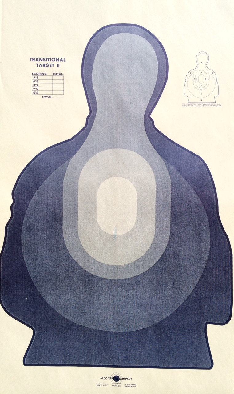 TRS-II B Silhouette Shooting Target