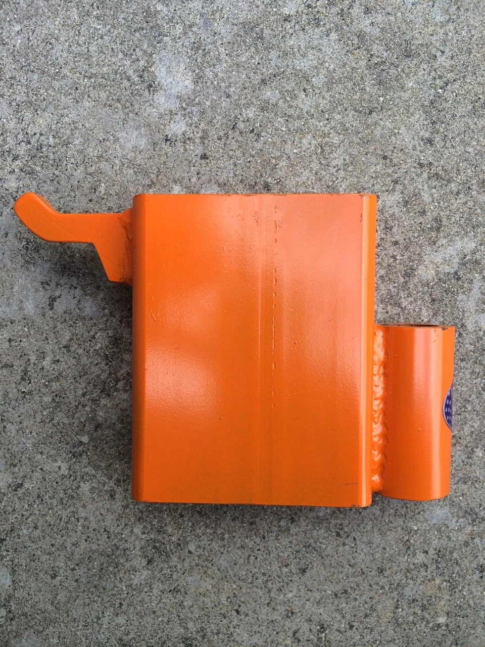 2x4-creusabro-8000-steel-target-hook-with-hostage-paddle-sleeve-3/8"-thick-all-weld-construction-Hand-built-usa-shop-alco-target