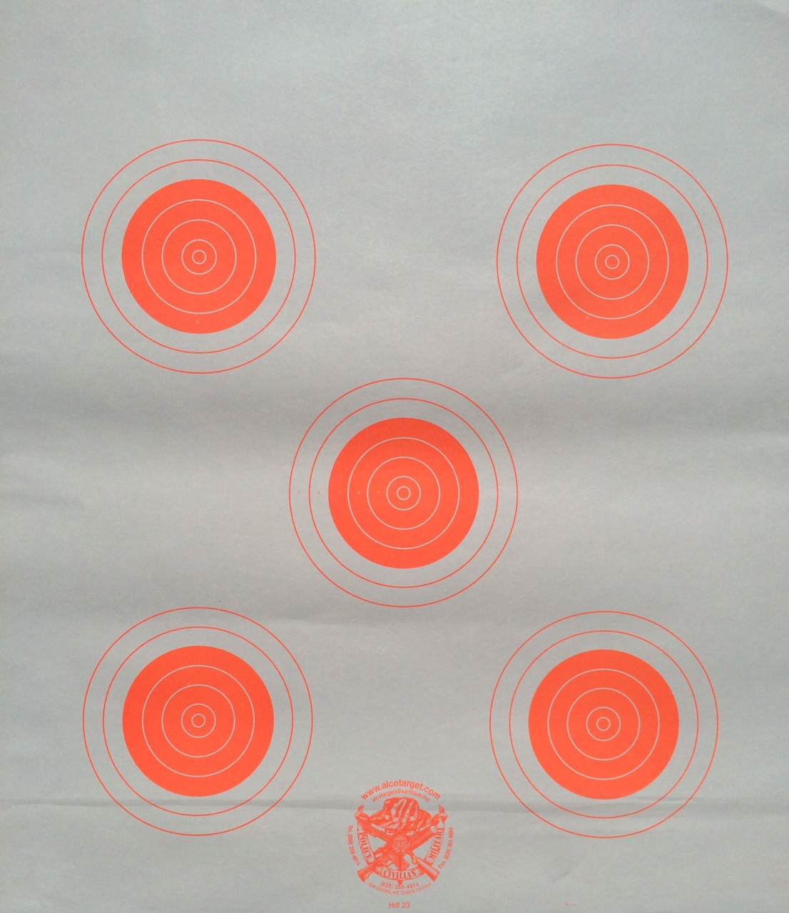 hill-23-variety-pack-4-colors-five-bull-shooting-target-100-targets-made-in-usa-alco-target