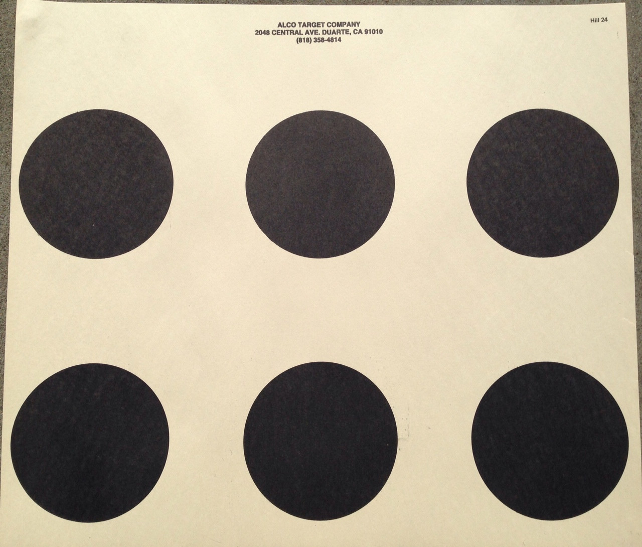 hill-24-six-bull-black-tag-paper-shooting-target-21x24-made-in-usa-alco-target
