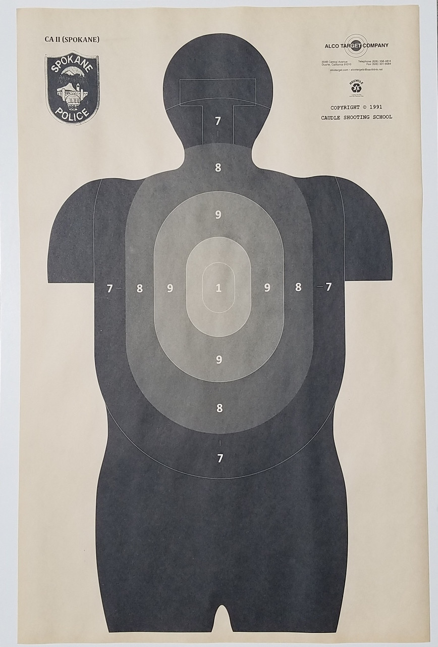 CA II Spokane Shooting Target