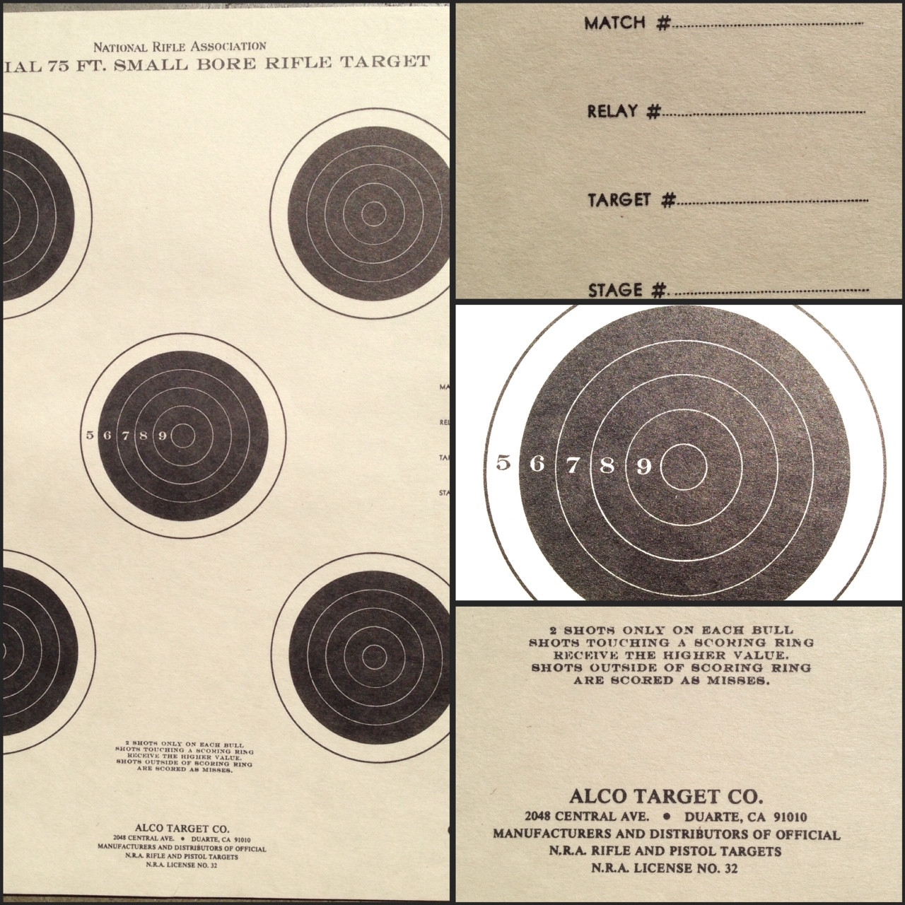 a-7/5-75-foot-smallbore-rifle-5-bull-target-10.5x12-made-in-usa-alco-target