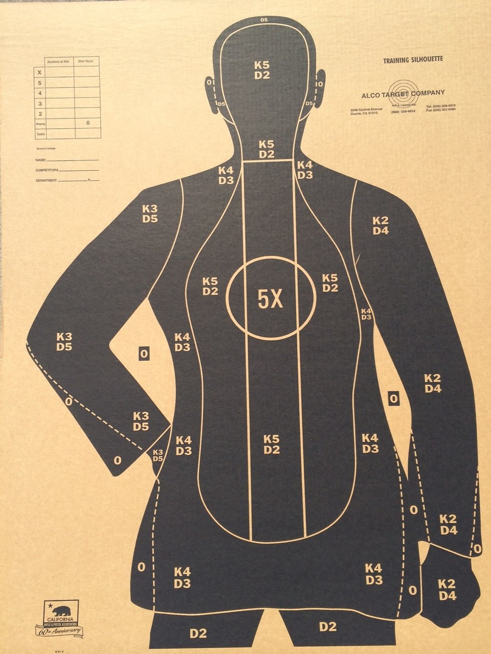 b-21x-cardboard-training-silhouette-target 35x45-inch-nra-official-cdcr -police-made-in-usa-alco-target