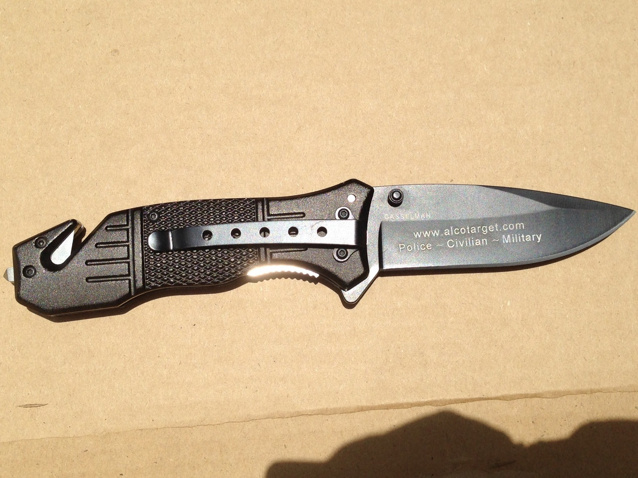 Alco Shooting Target Tactical Rescue Folding Knife