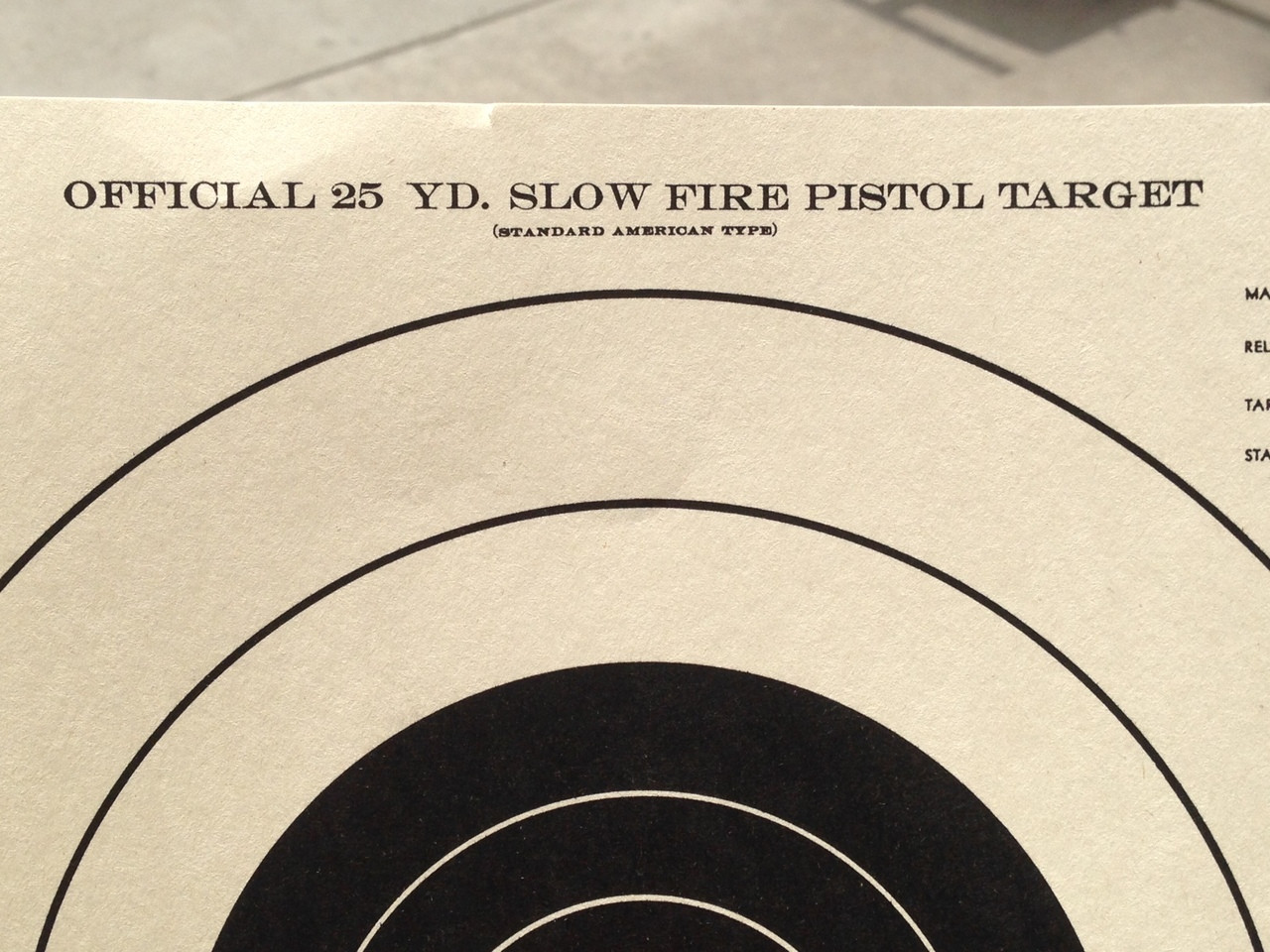 b-16/2-nra-official-25-yard-slow-fire-bull-orange-center-tag-paper-10.5x12-made-in-usa-alco-target