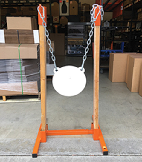 alco-target-2 in 1-adjustable-metal-shooting-target-stand-base-two-2x4-two-1x2-slots-adjustable-35-inch-usa