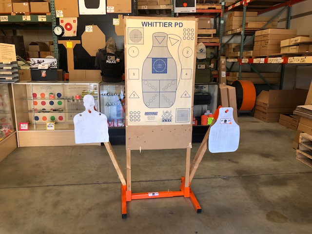 alco-target-2 in 1-wide-angle-adjustable-shooting-target-stand-base-18 lbs-paper-steel-usa