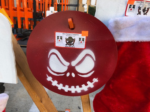 12-inch-round-creusabro-8000-steel-target-plate-3/8-thick-impact-resistant-made-exclusively-alco-target-usa