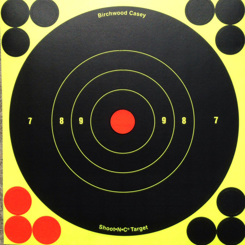 Shoot N C 6" Bullseye Reactive Shooting Target