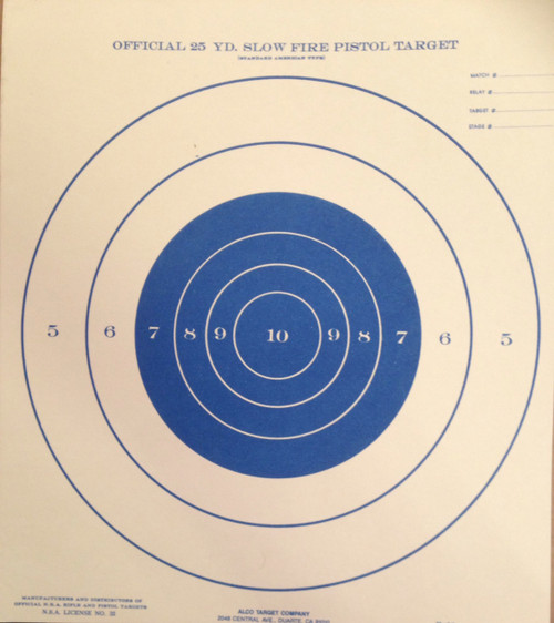 b-16b-nra-official-25-yard-slow-fire-bullseye-blue-target-10.5x12-made-in-usa-alco-target