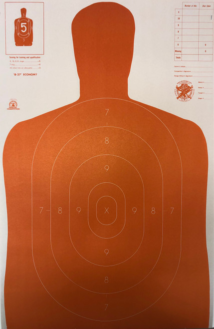 b-27eo-orange-nra-silhouette-reduced-b-27-22.5x35-police-training-target-made-in-usa-alco-target