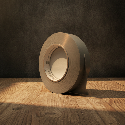 tan-target-repair-tape-3/4-inch-60-yard-roll-cardboard-targets-alco-target