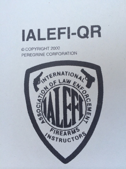 IALEFI-QR - RED DOT POLICE TRAINING PROGRAM TARGET