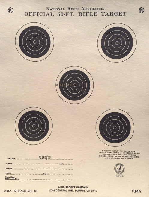 TQ-1/5 Shooting Target