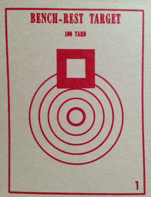 br-100/6-red-100-yard-bench-rest-6-bull-tag-paper-red-target-10.5x12-made-in-usa-alco-target