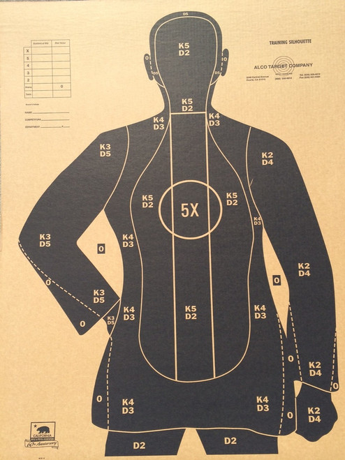 B-21X CDB Cardboard Shooting Target