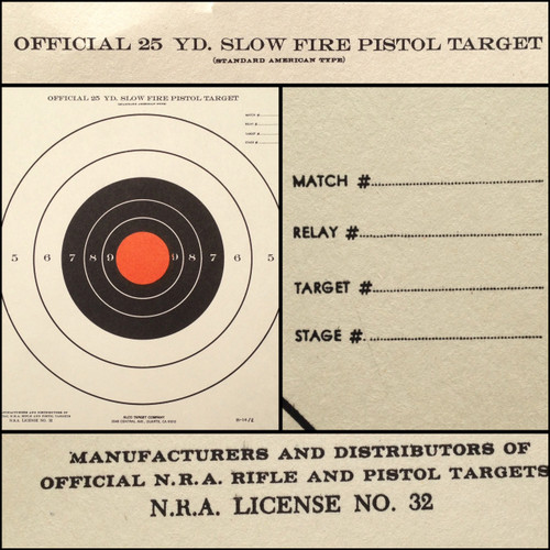 B-16/2 Tag Paper Shooting Target