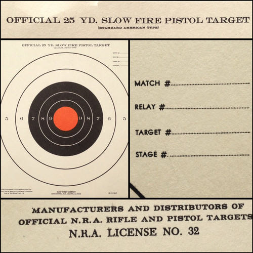 b-16/2-nra-official-25-yard-slow-fire-bull-orange-center-tag-paper-10.5x12-made-in-usa-alco-target