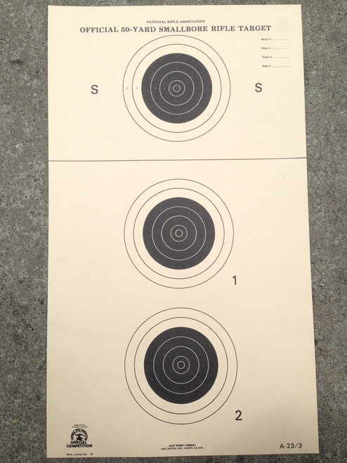 a-23/3-nra-official-50-yard-smallbore-rifle-tournament-3-bull-target-14x24-made-in-usa-alco-target