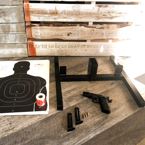 alco-target-bundle-2 in 1-fixed-stand-r250-fluorescent-pasters-100-pack-bt-5-shooting-targets-usa